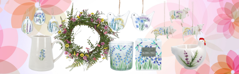 Floral Easter Homeware and Decorations from Gisela Graham